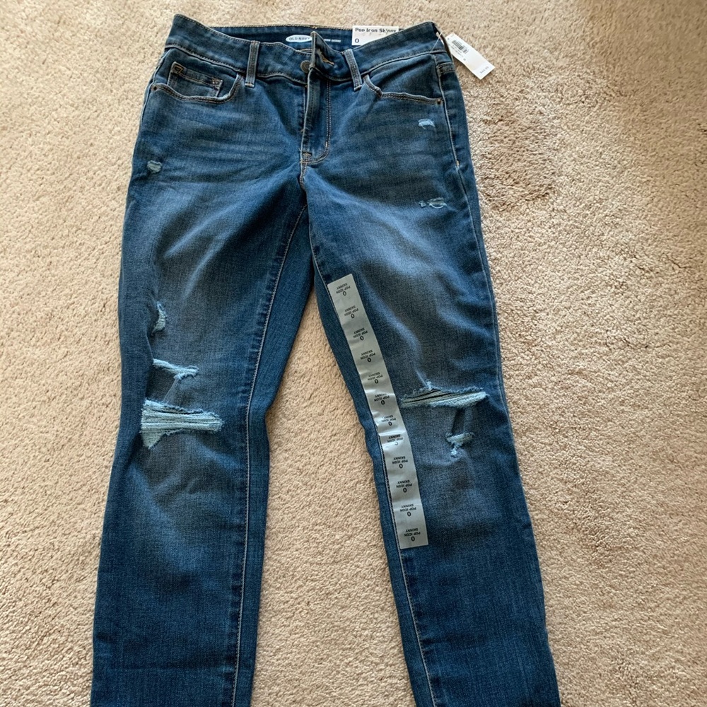Old Navy size 0 skinny jeans NWT